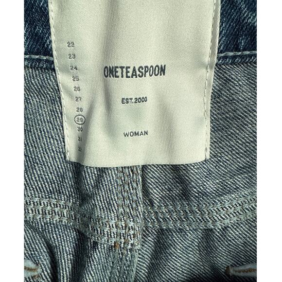 One x One Teaspoon High Waist Freebird Rigid Skinny Leg Jeans Light Wash Size 29 - Picture 9 of 13